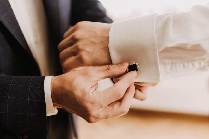 spinki do mankietów na ślub