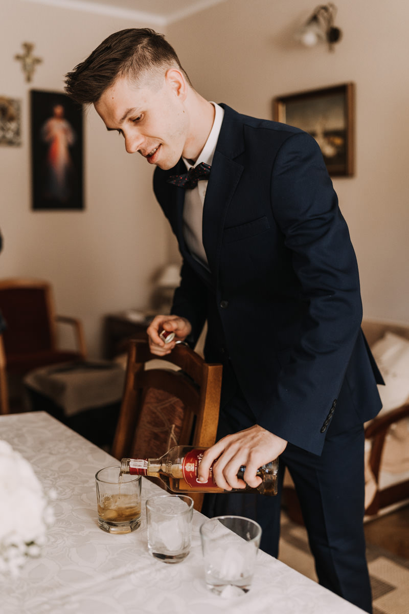 toast przygotowania do ślubu