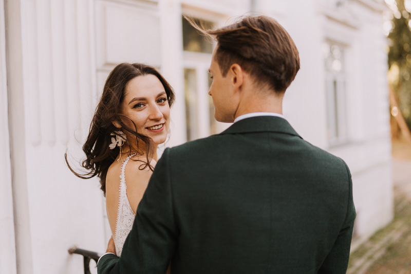 sesja ślubna pałac