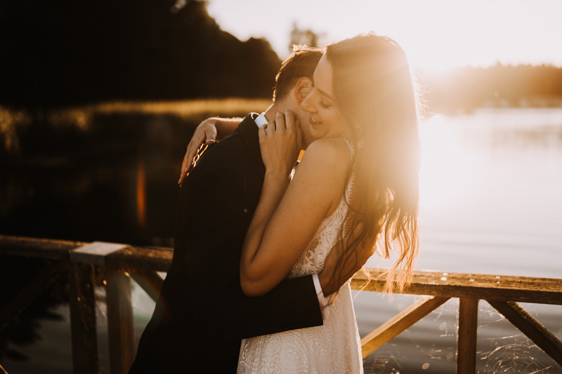 sensualna sesja ślubna